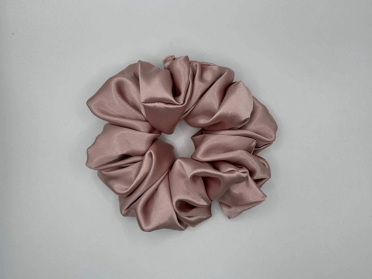 XL Satin Scrunchie Opal Pink image 0
