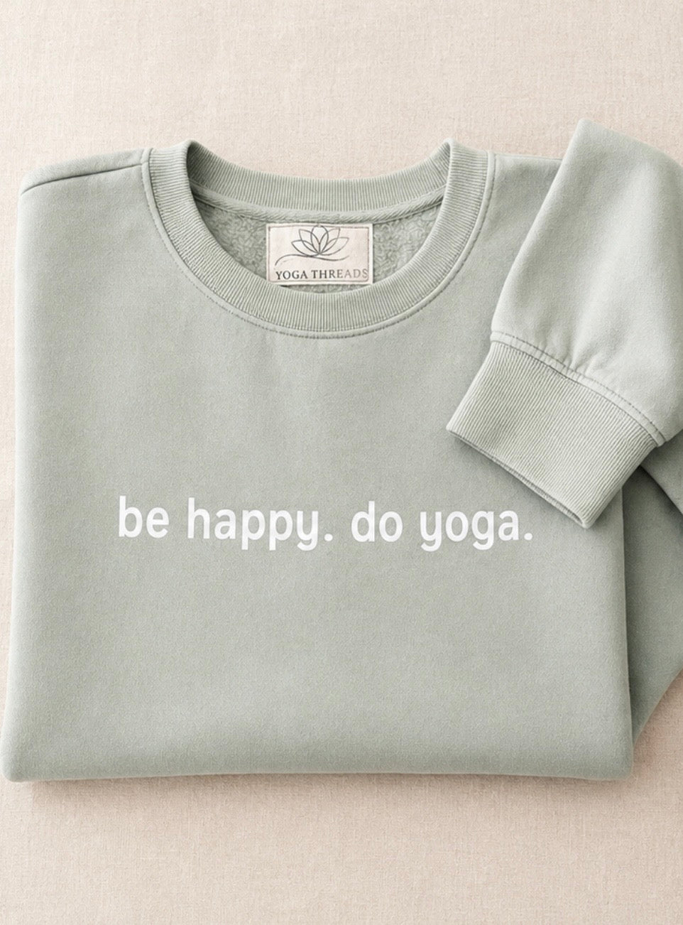 Be Happy. Do Yoga Sweater