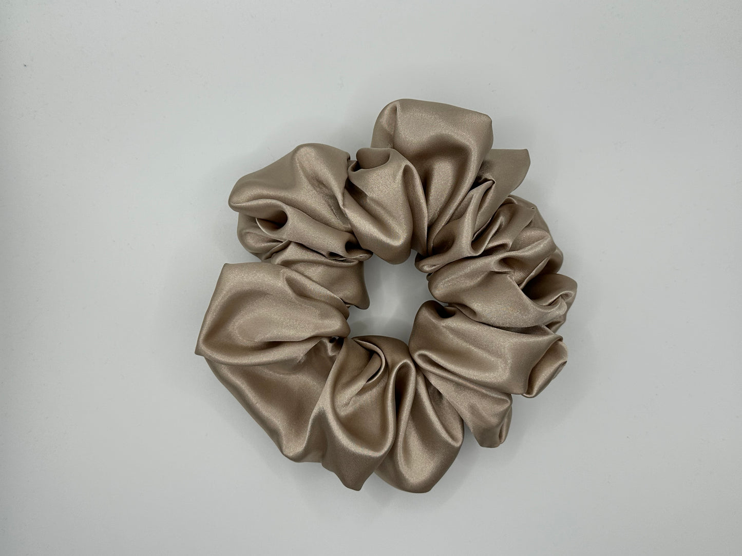 XL Satin Scrunchie Latte image 0